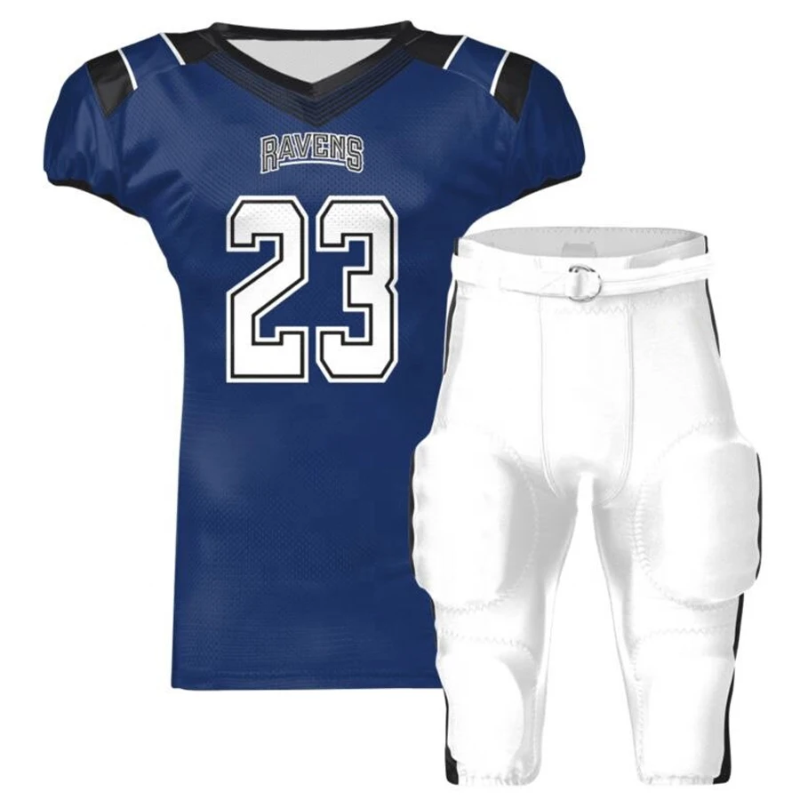 Wholesale Youth American Football Jersey Latest Designs with Printed Techniques Sports Wear for Adults