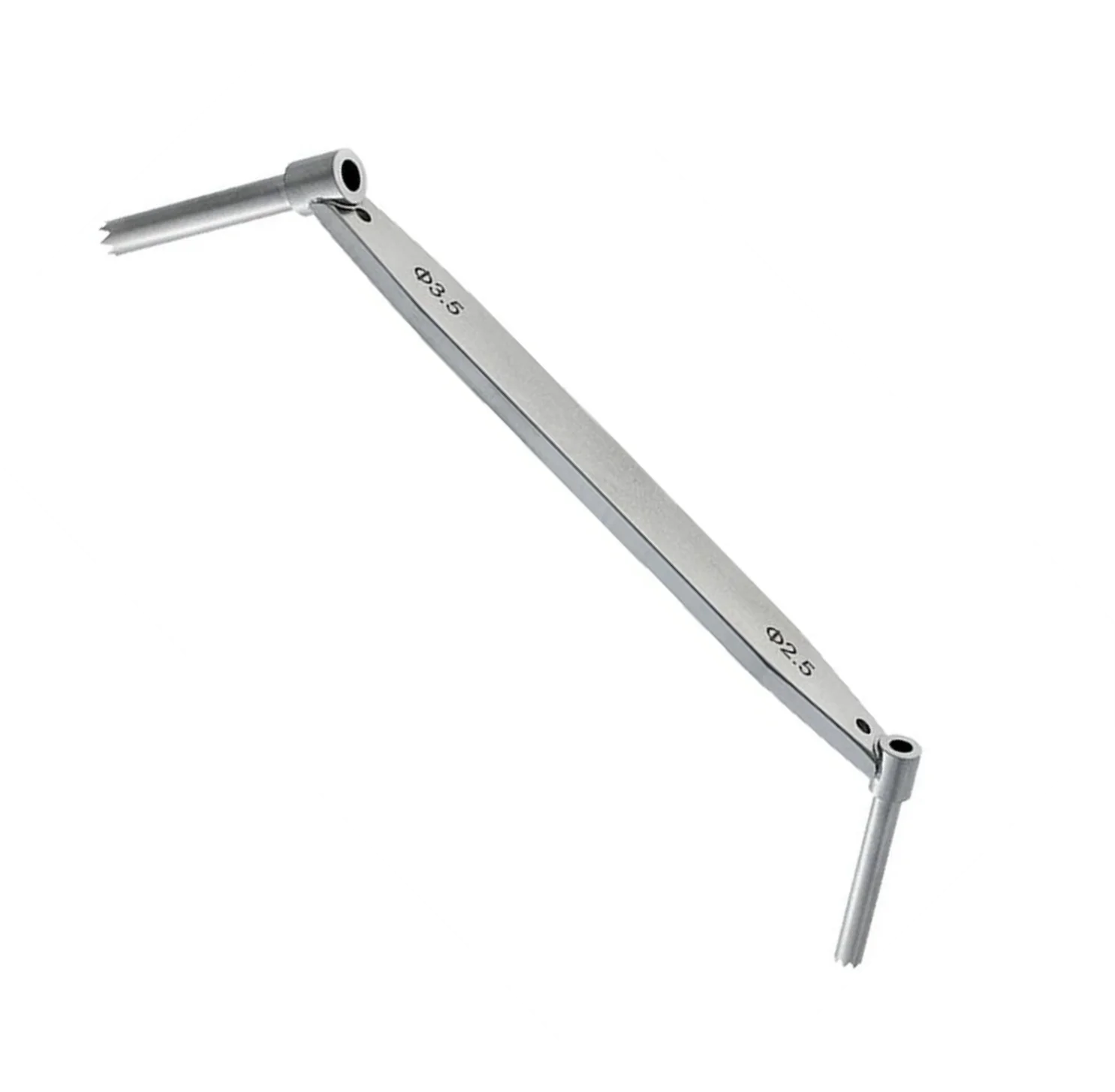 Surgical Orthopedic Double Head Drill Sleeve Guide, 2.0 / 2.7 mm Double Drill Sleeve, Orthopedic 2.5 / 3.5mm Double Drill Sleeve