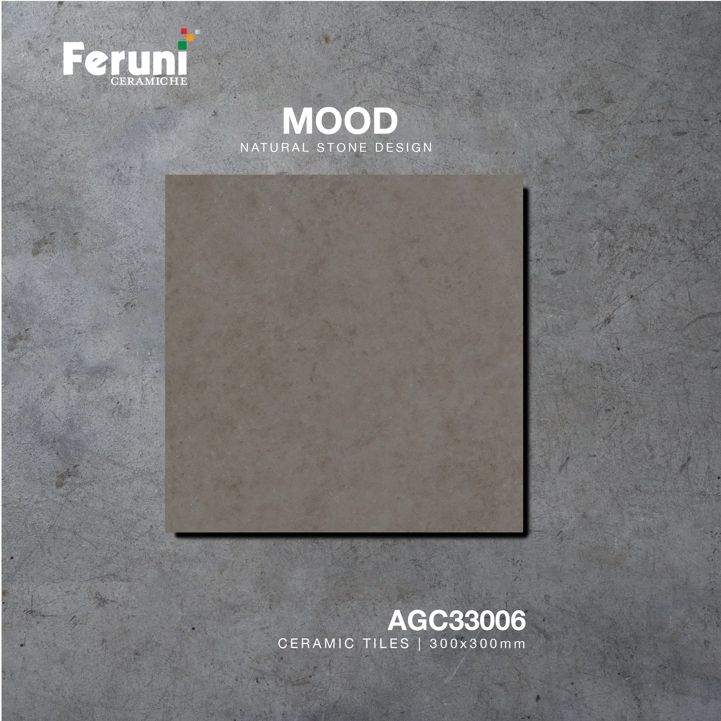 Luxurious Simple Minimalist Design Natural Stone Texture Design Ceramic Tile Mood 300x300mm Base Tile Flooring Tiles Designs
