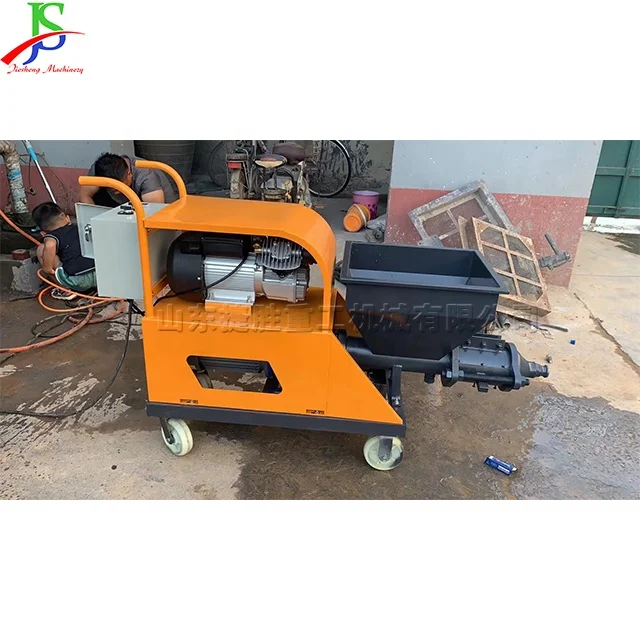 Двухпоршневой штукатурный насос для насоса склеивания распыления комбинированное управление аппарат цемента