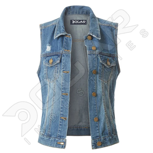 Оптовая продажа, женский джинсовый жилет