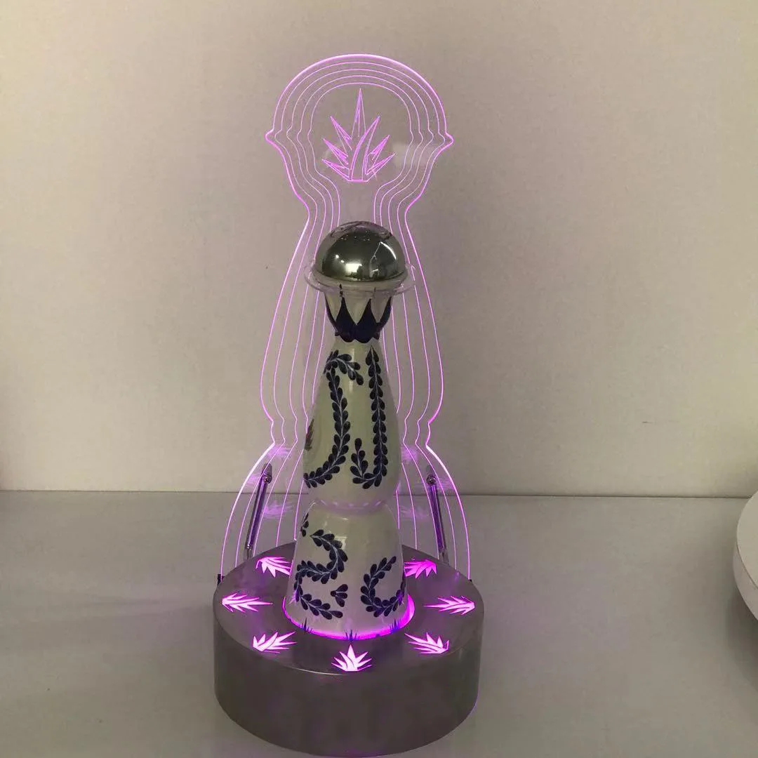 New Tequila Clase Azul New Arrive Rechargeable New Style Finish Bottle Presenter Carrier Glorifier Display