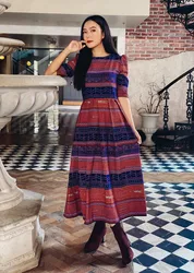 Best Seller Thai Casual Womens Dresses Premium Products Hand Made By Lada Lanna Collection - 004