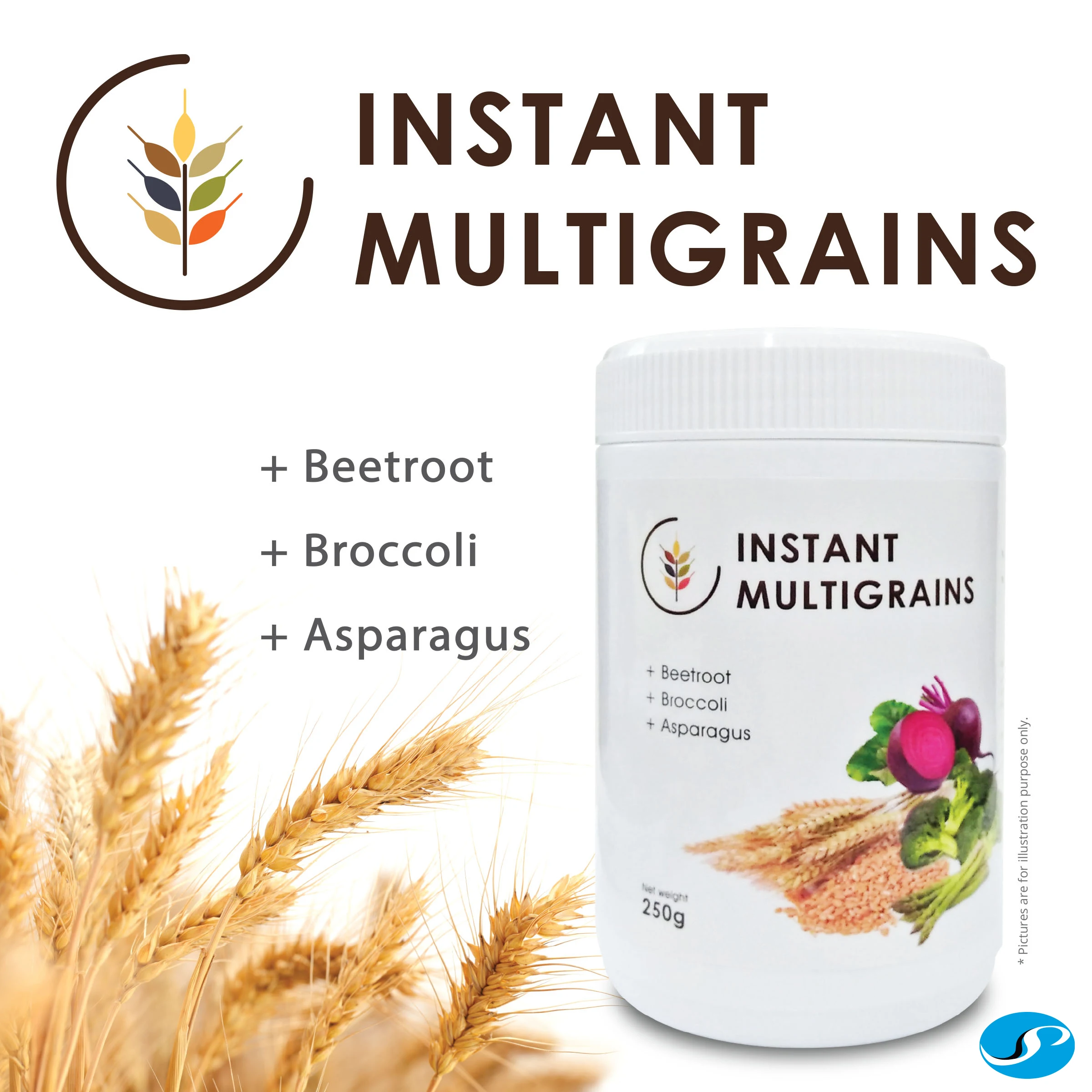 High Fiber High Antioxidant Ready to Eat Multigrain Breakfast Cereal Meal beetroot asparagus & brocoli weight control	HALAL