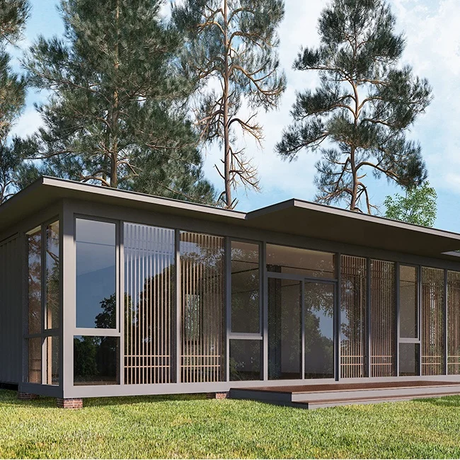 Custom modern modular 40FT shipping container 3 bedroom design prefab house