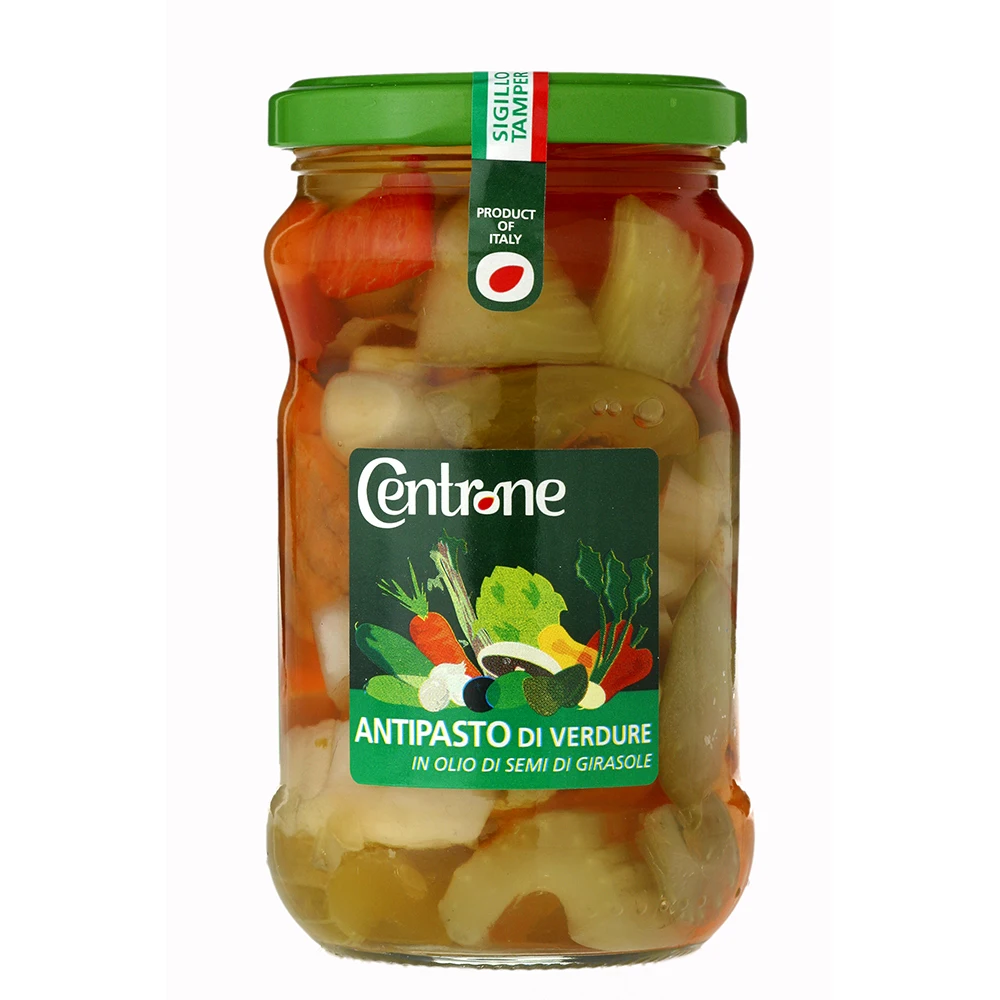 Centrone healthy products Best Quality Italian Mix of Preserved Vegetables in Jar for Cooking Dishes & Plates