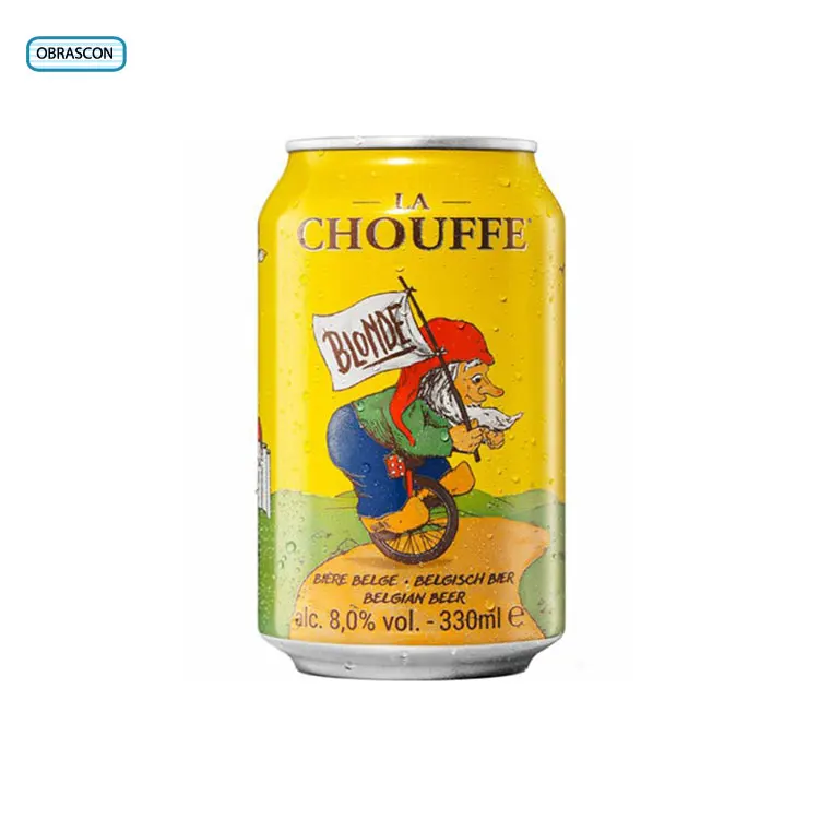 Всемирно продаваемая Высококачественная пивная банка La Chouffe 330 мл для универсальной