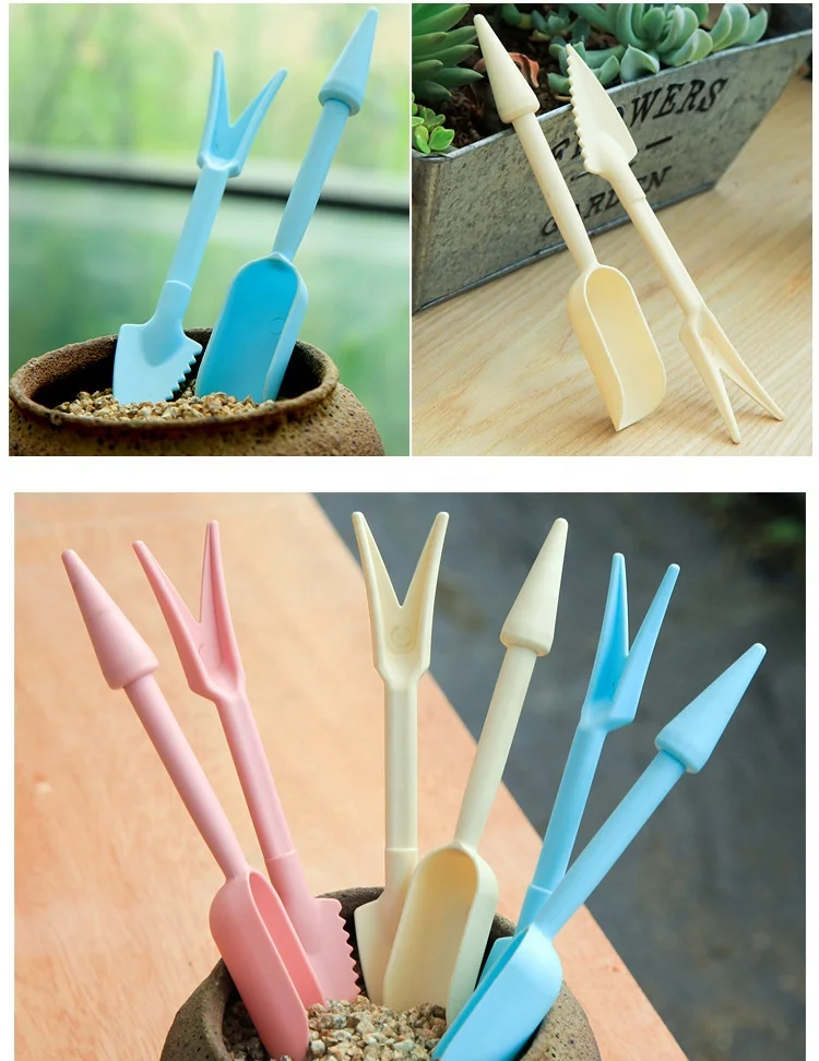 2pcs Succulent Transplanting Device Planters Digging Tool Seedling Garden Nursery Trays