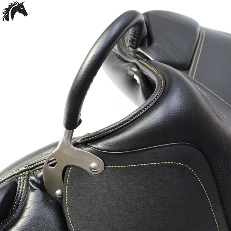 2022 New style western leather horse jumping saddle english horse saddle for horses racing