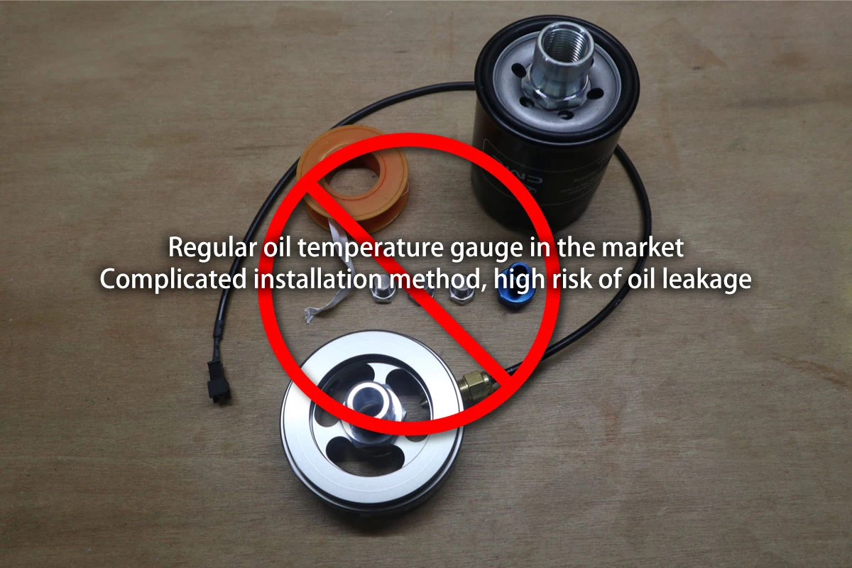 Oil Dipstick Gauge Oil Temperature compatible with Ford Focus MK2