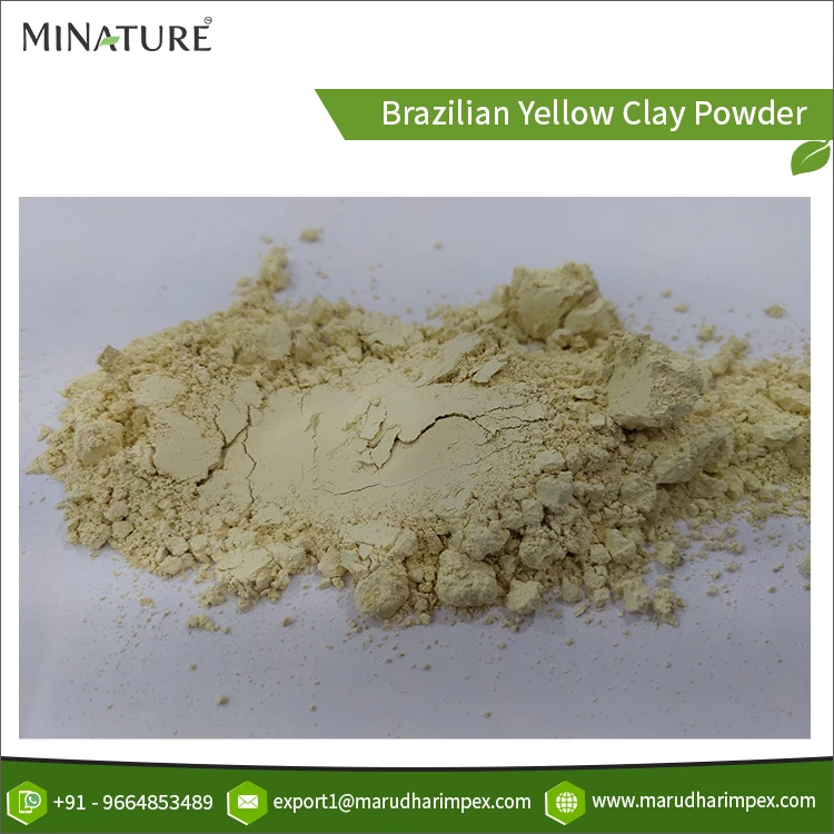 Best Wholesale Deal on Pure 100% Natural & Organic Brazilian Yellow Clay Herbal Powder from Direct Manufacturer