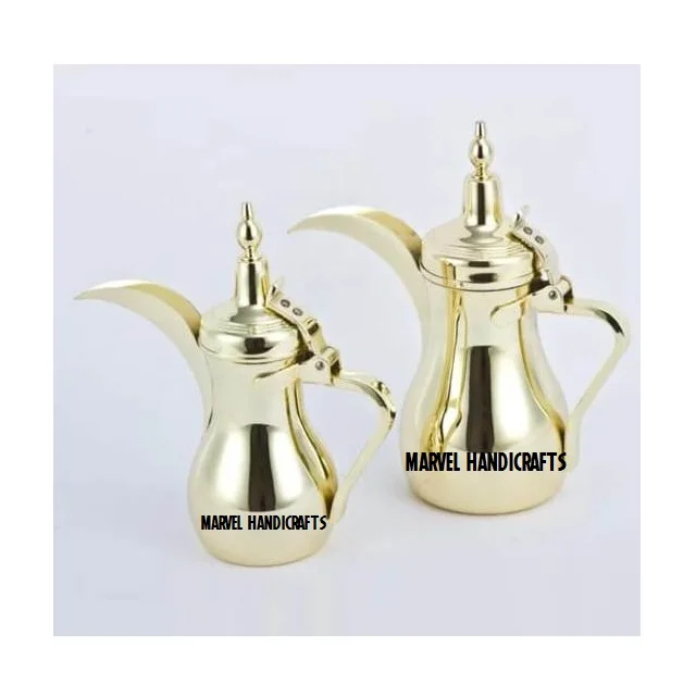 METAL CRAFT ARABIC DALLAH TEA COFFEE POT MANUFACTURER FROM INDIA DALLAH ARABIC EID DECOR RAMADAN 2022 GIFT DINNERWARE SETS