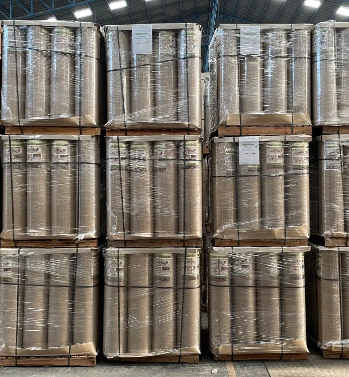 Brown Floor Covering Cardboard Roll to Protect Surface for Interior House Painting