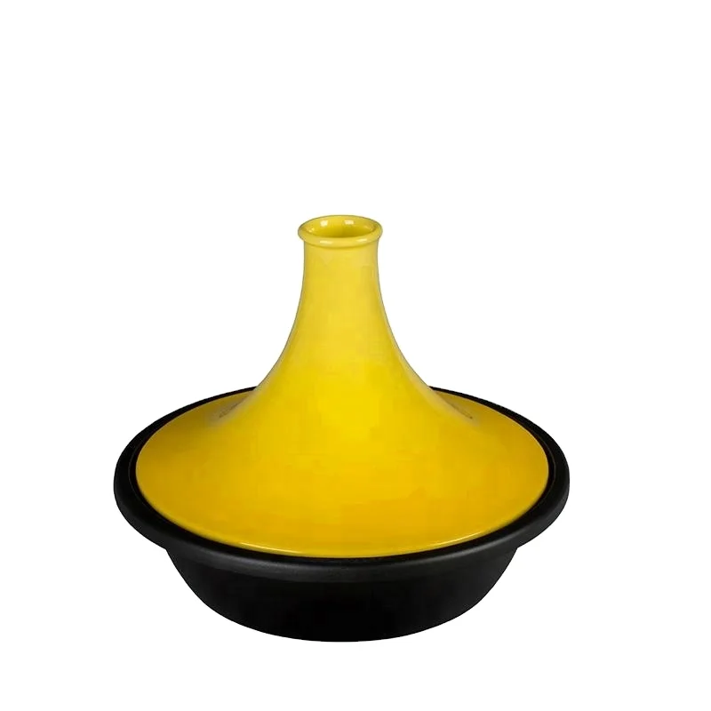 
Casserole Slow Cooker Ceramic Moroccan Cast Iron Tagine Pot 