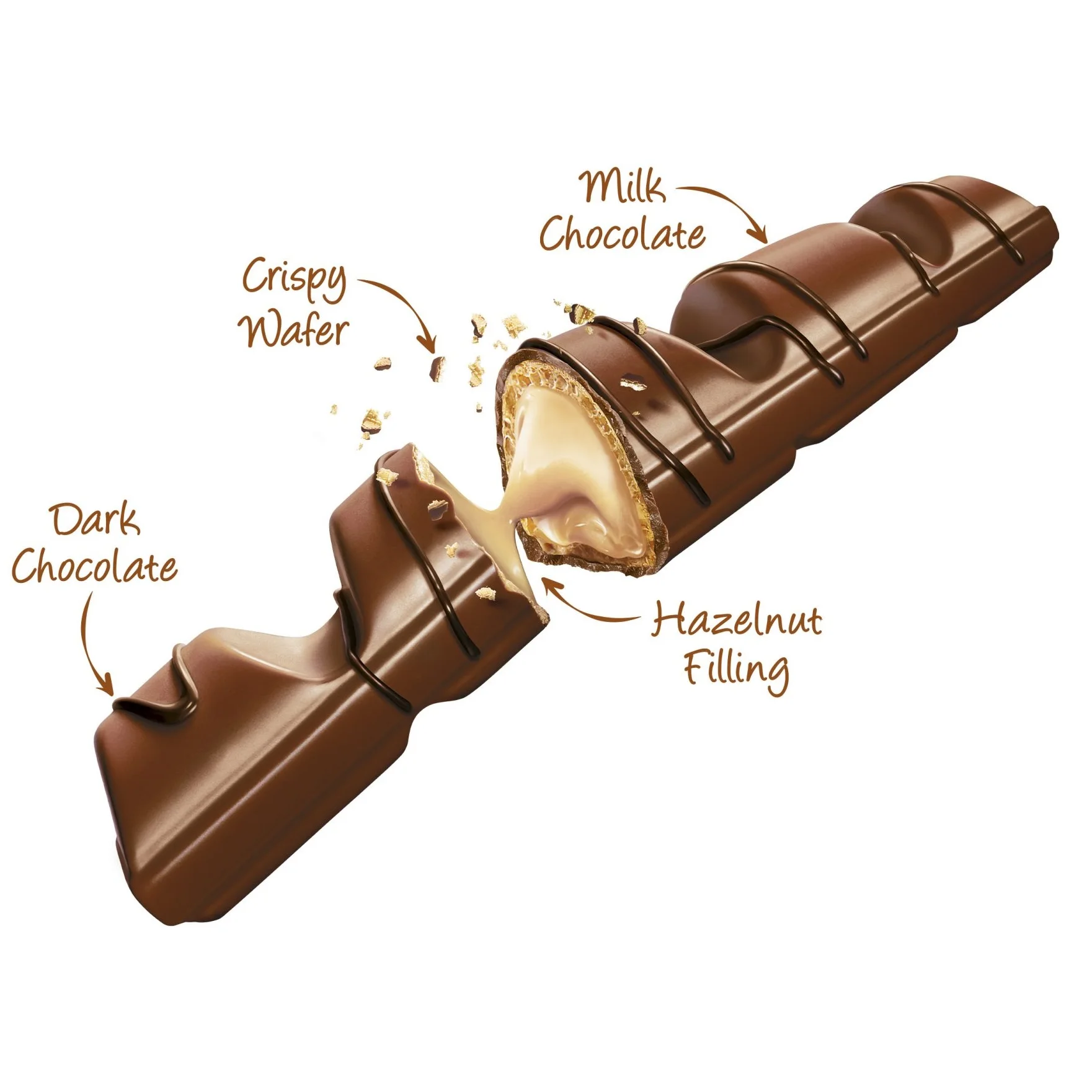 Good Taste Crispy Wafer Creamy Hazelnut Filling Hot Chocolate Milk Biscuit Stick Reliable Supplier