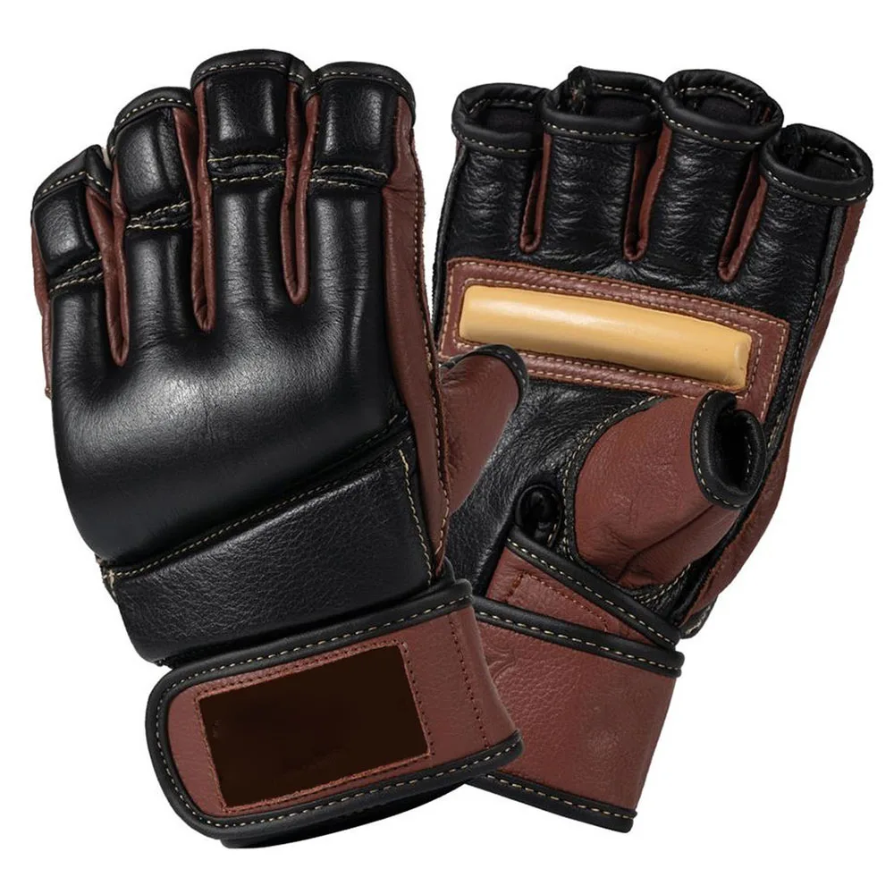 2021 Professional Boxing Training Gloves Custom Design New Half Finger Logo Mma