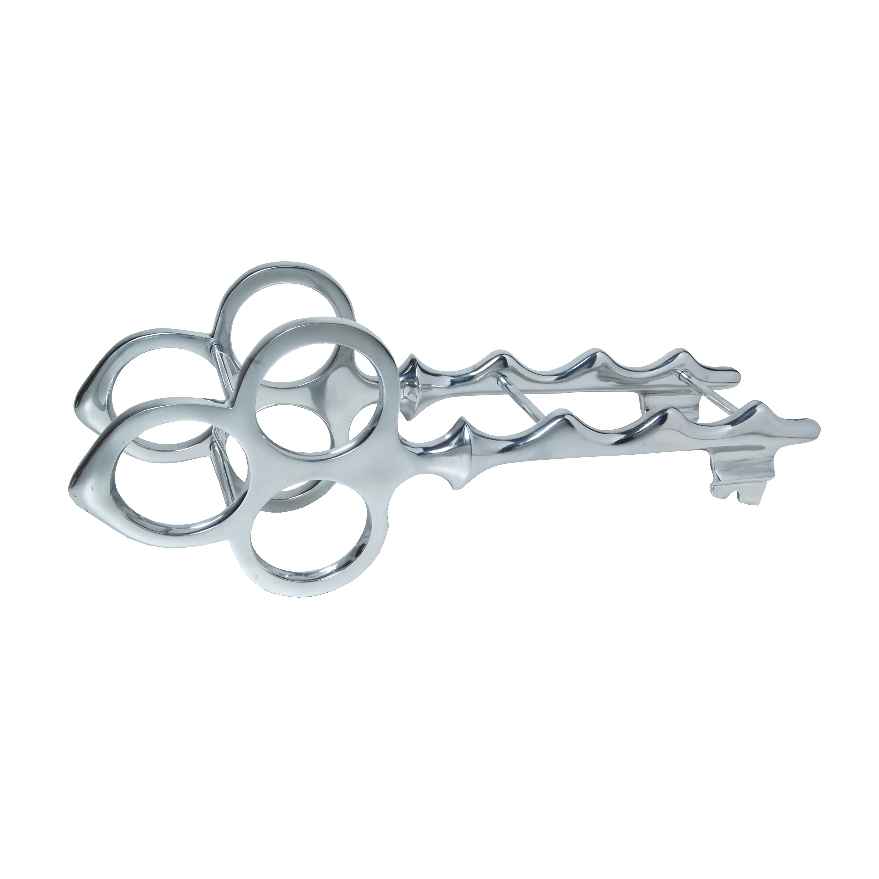 Классическая алюминиевая подставка для вина с якорем посуда бармена металлический держатель Настольная декоративная бутылок на заказ