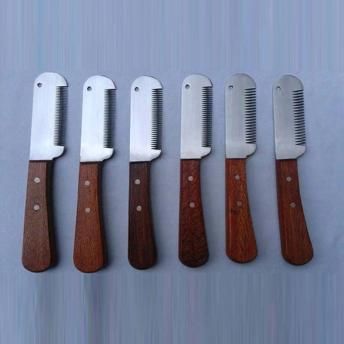 Good Quality Knife Pet Grooming | Pet Grooming Wooden Knife | Pets Grooming Tools Set Customized Packing Left Handed Right Hand