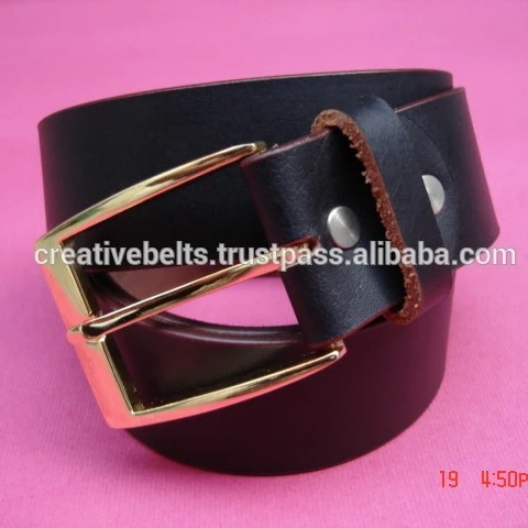 
Мужские кожаные деловые ремни коричневого цвета с золотой пряжкой 