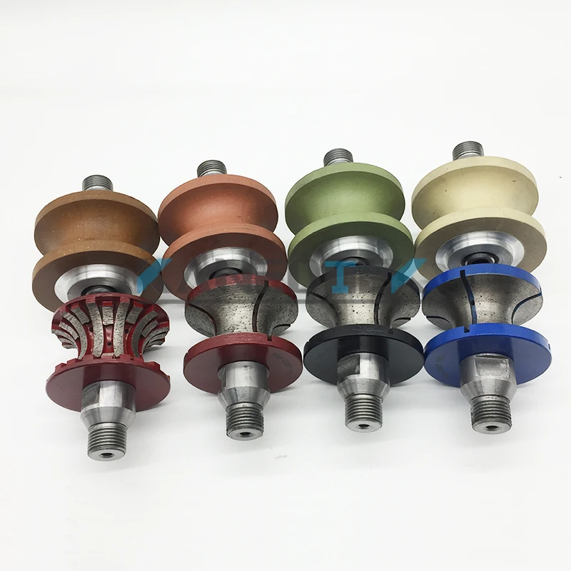 Набор корончатых Алмазных фрез KANEOTEK 1/2 дюйма V20/30/40 мм для профилирования камня гранита