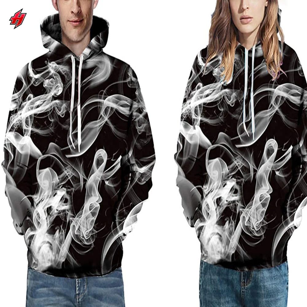 Мужская толстовка с капюшоном эффектом омбре оптовая продажа фабрики сублимационная унисекс