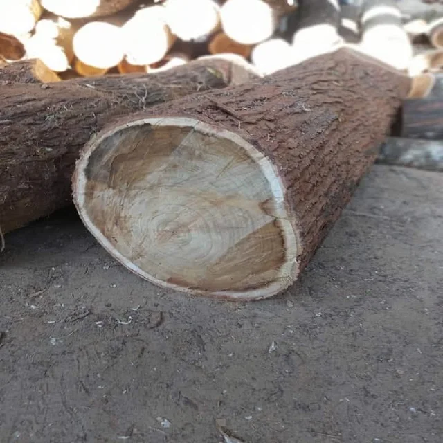 Redwood Wood Round Logs Peeled Logs and poles