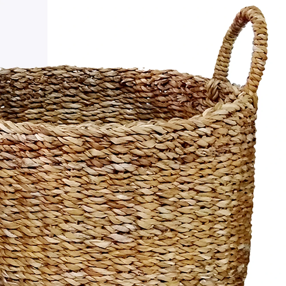 Hot selling products of Eco friendly biodegradable natural plant fiber seagrass basket Bangladesh