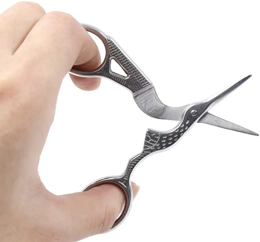  Позолоченные ножницы из нержавеющей стали для рукоделия Необычные вышивки крана