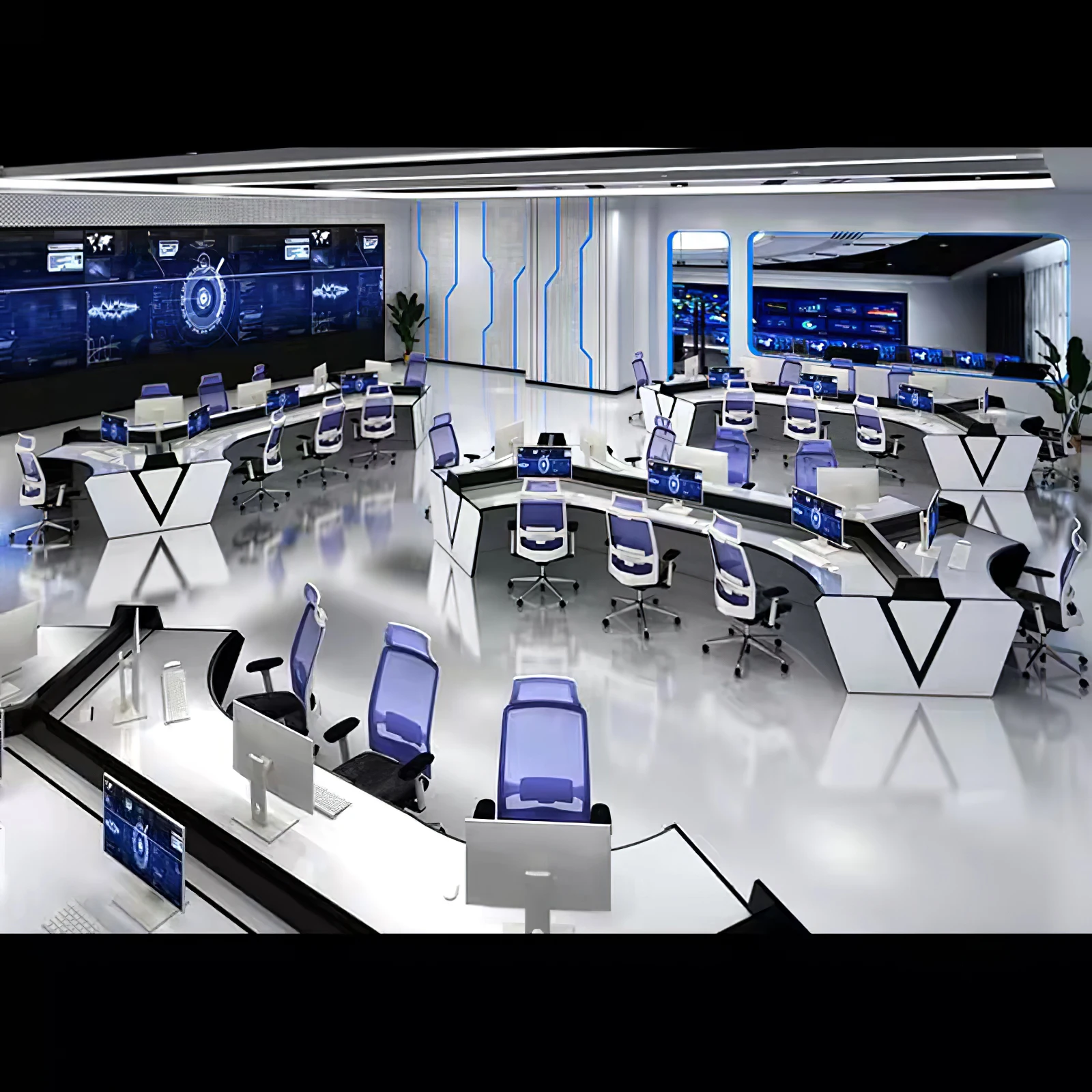 Factory Outlet Customized Security Command Room Console Table