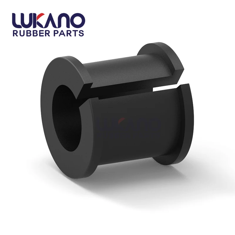 Neoprene EPDM NBR custom split rubber step bushings
