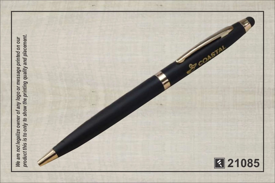Promotional Touch Screen pencil professional Metal touch screen Stylus Ball Pen With Custom Brand Logo for Office Employees