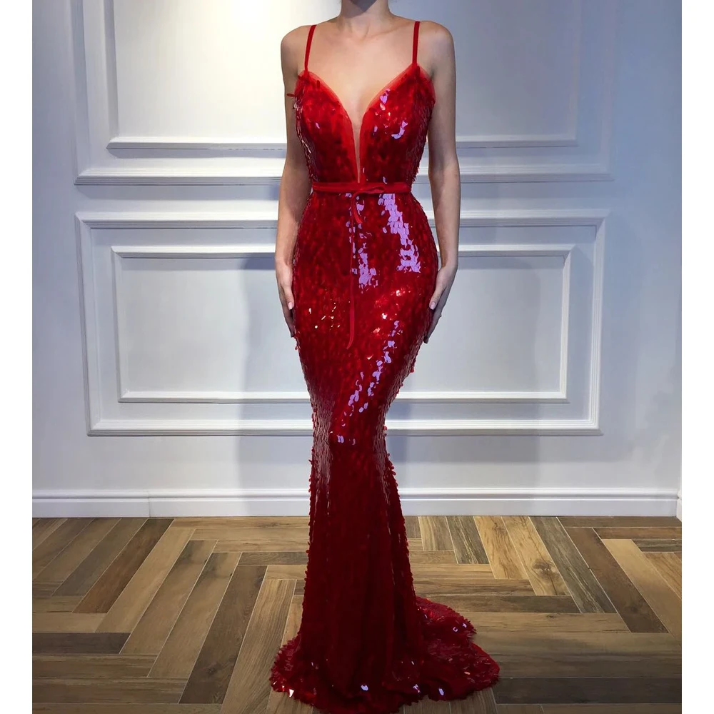 Heavy Beaded Crystal Luxury Arab Evening Dresses Dubai 2020 New High Quality Evening Gown