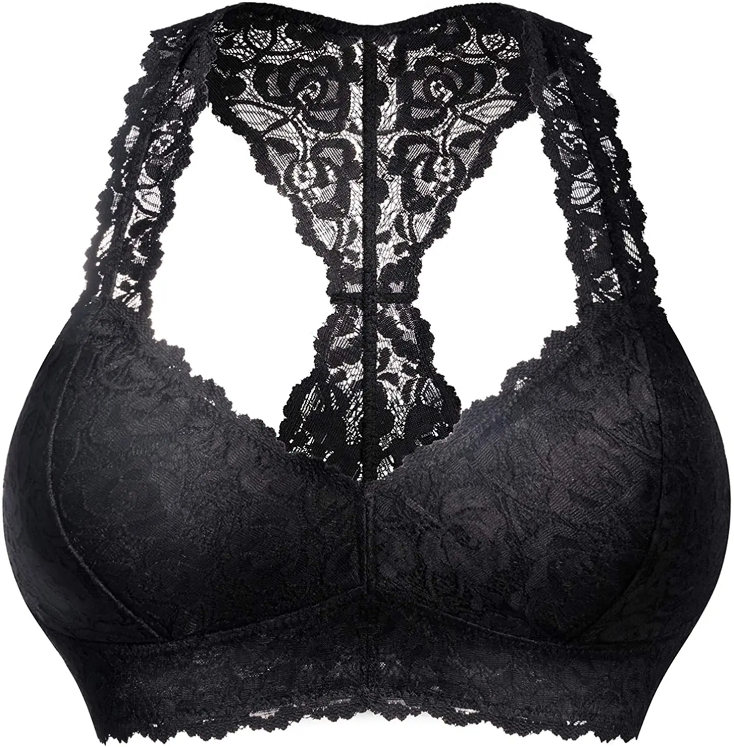 Blrack Color Stylish Seamless Wireless Women Lingerie Custom Design Cheap Price Sexy Lace Bra For Ladies From Bangladesh