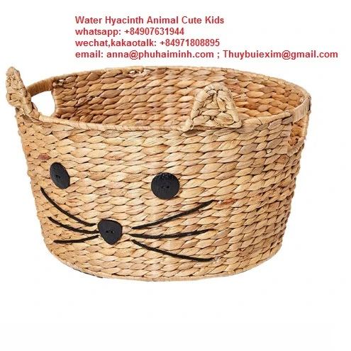 Лидер продаж корзина для хранения детских игрушек ручной работы органайзер плетеные корзины из лисьего материала с Гиацинтом (whatsapp: + 84907631944)