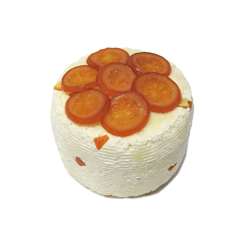 High Quality Italian candied ORANGE sheep milk fresh Unripened cheese 2kg Vacuum Pack ready for export