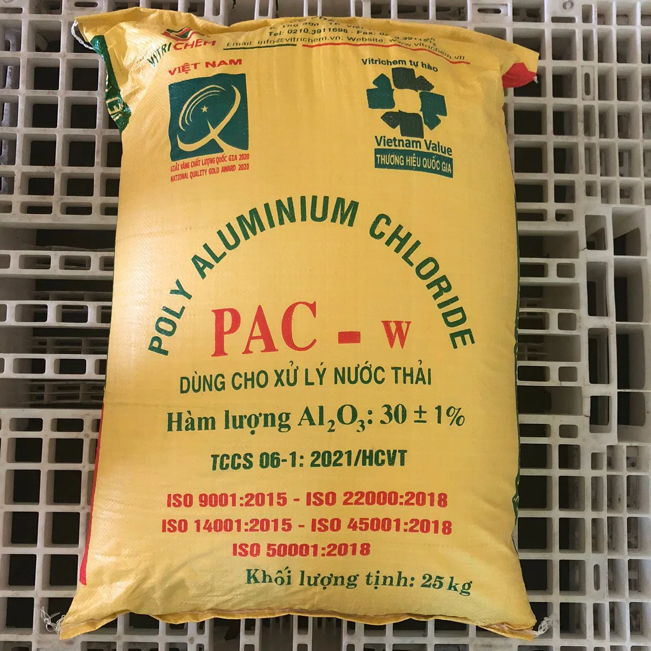 Высококачественный полиалюминий хлорид-PAC белый