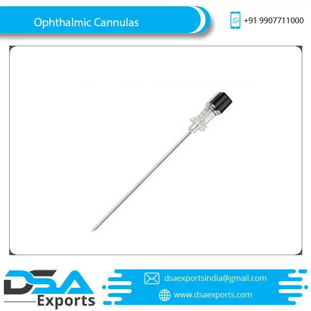 Top Quality Sterilized Ophthalmic Curved Sub Tenon Anesthesia Cannula Surgical Cannula At Best Price