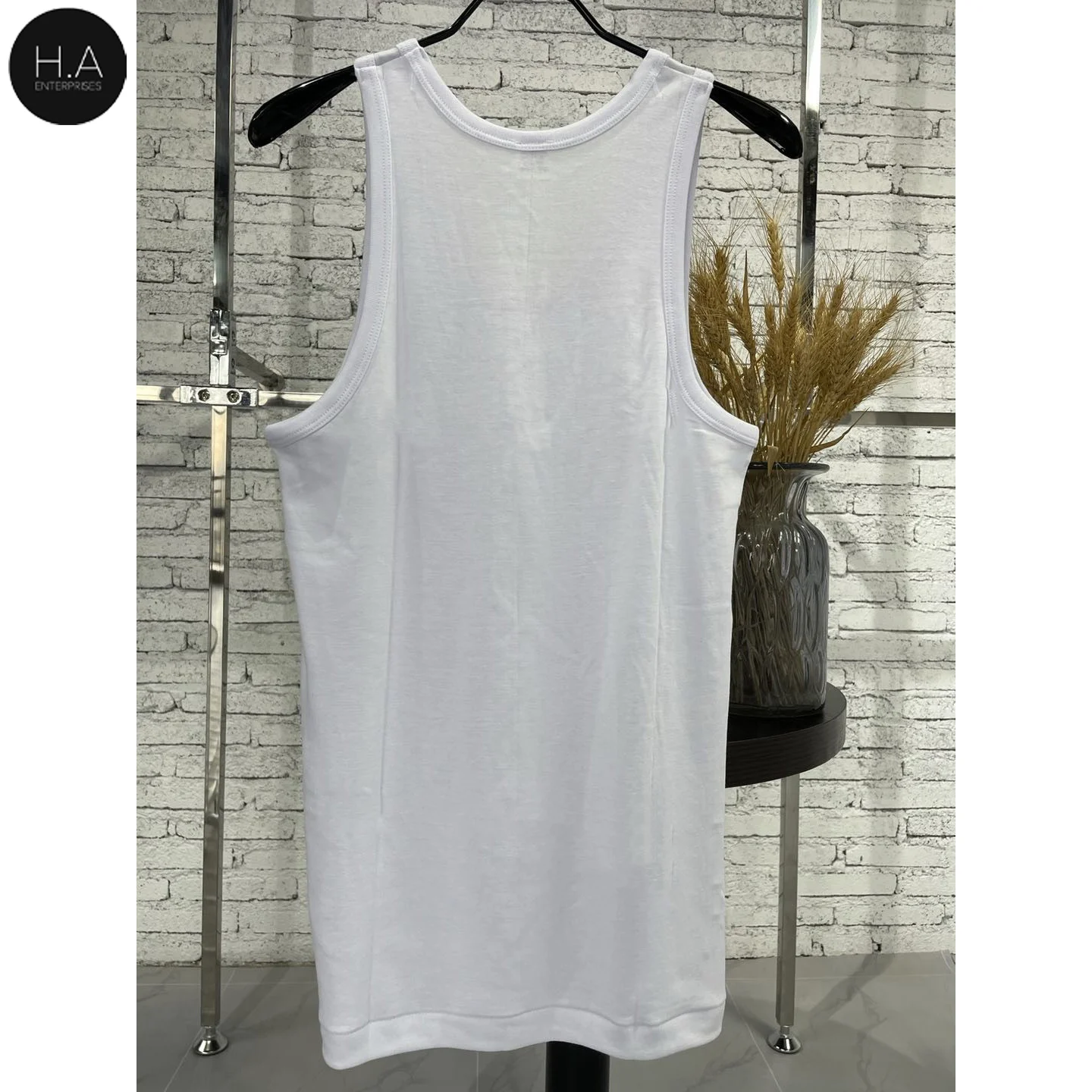 Заводская поставка мужская майка с широкими плечами из органического хлопка в повседневном стиле белая черная и Серая