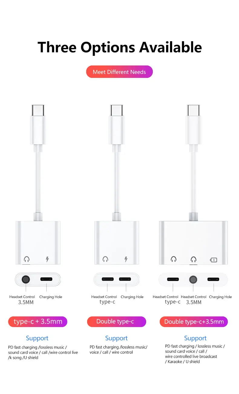  Аудиоадаптер 2 в 1 с usb c на 3 5 мм аудиоадаптер типа аудиоразъем для наушников