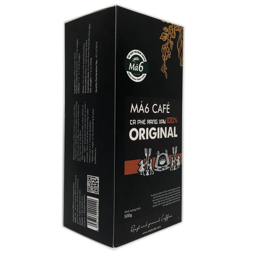  Кофе робаста жареный кофе MA 6 оригинал 100% и земляной 500 г из Вьетнама