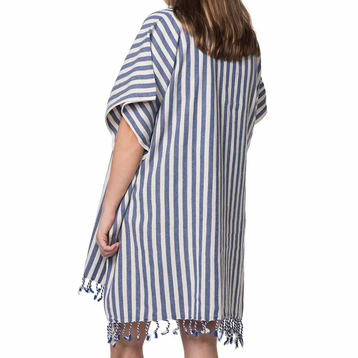 Homewear 100% Cotton Tunic Fashion Made Out Our Amuden Fabric  V Neck Shirt