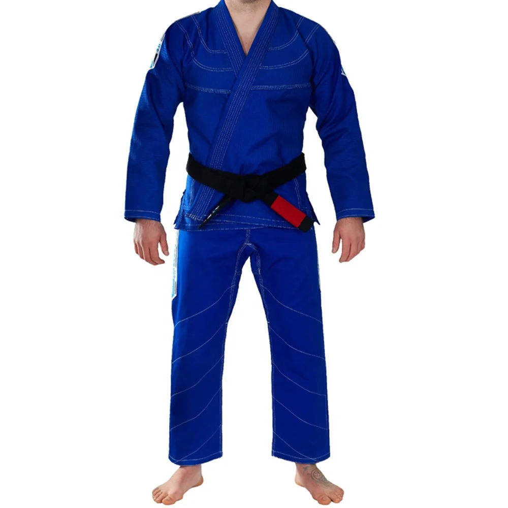 
Professional Plain Jiu Jitsu White Gi Bjj kimono BJJ Gis Custom Bjj Gi Blue for Men brazilian jiujitsu Uniform 