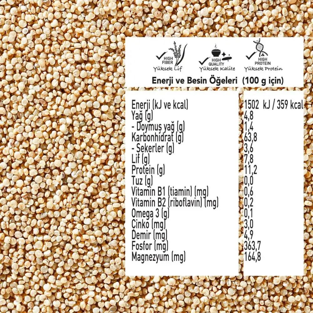 
Best Quality Wholesale Product - Hunkar Gurme White Quinoa 