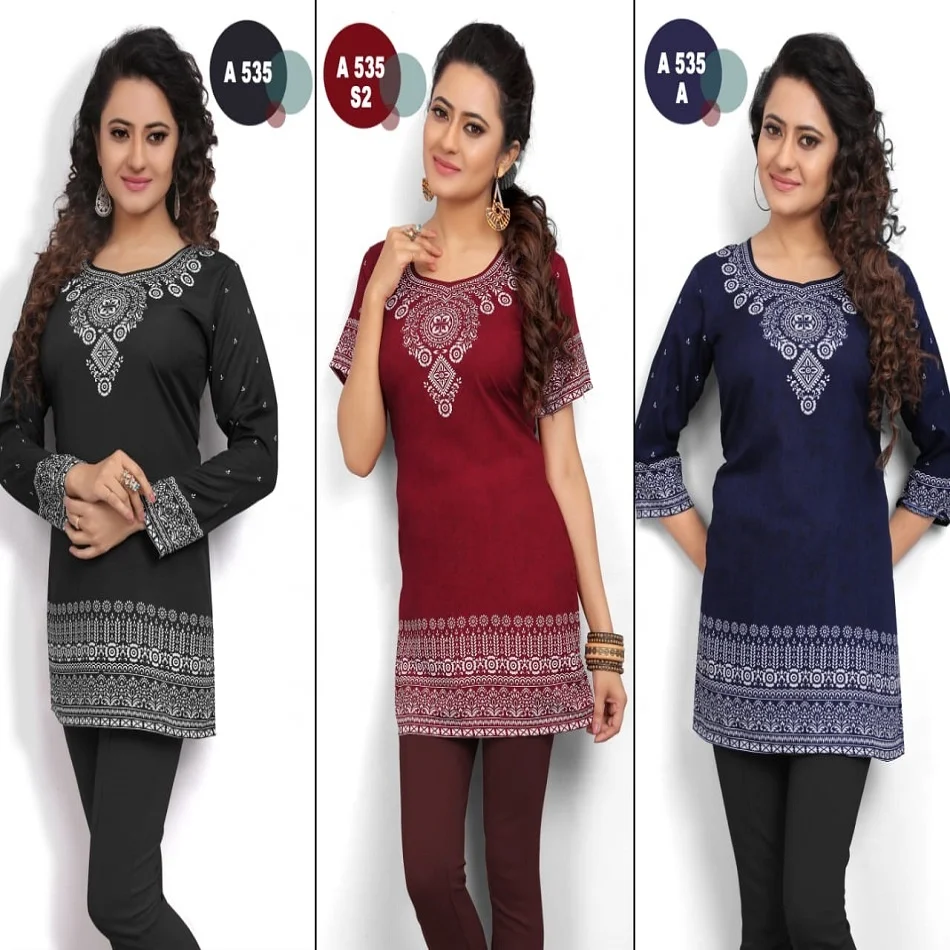 Высококачественный высококачественный хлопковый дизайнерский Kurti по лучшей цене