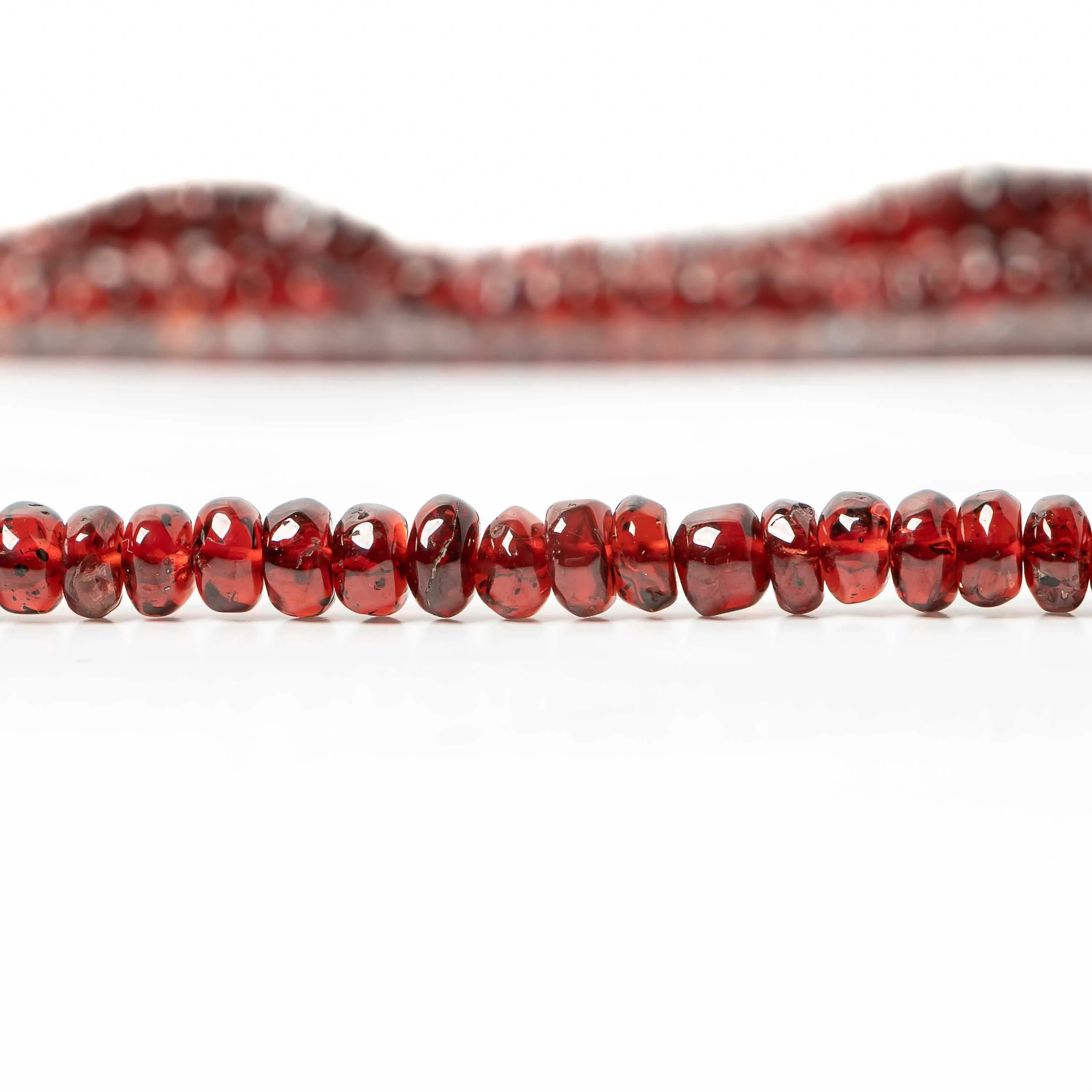 Новое поступление бусины из драгоценных камней Рондель 4-6 мм