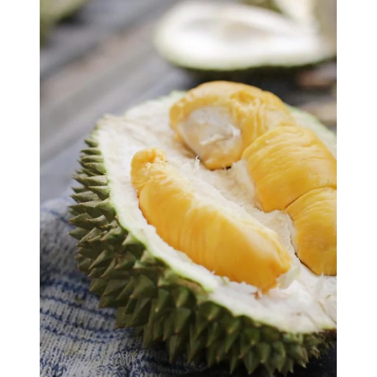 Best Seller Frozen Peeled Musang King Durian Farmers and Manufacturer Yellow Flesh Soft and Smooth Creamy Texture