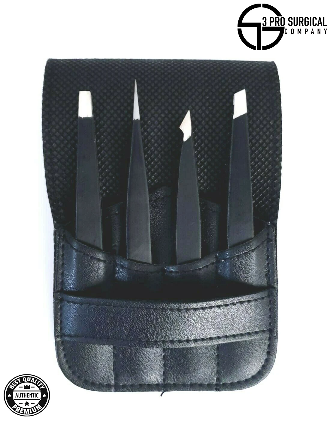 Профессиональный Черный пинцет для бровей