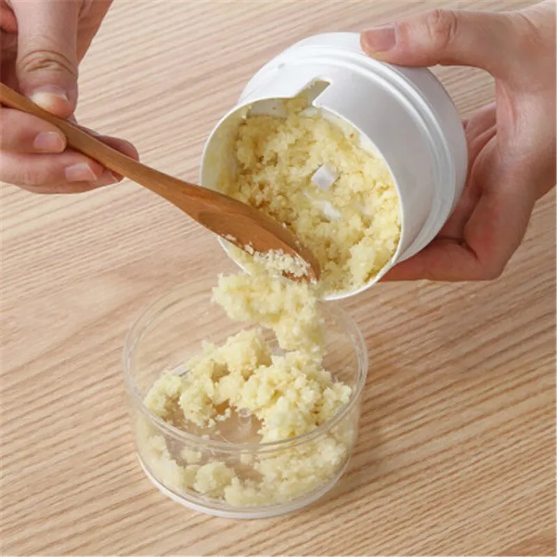 Garlic Presses Plastic Manual Cooking Machine Ginger Hand-Held Blender Chopped And Pressed Garlic Powder Mini Household Masher