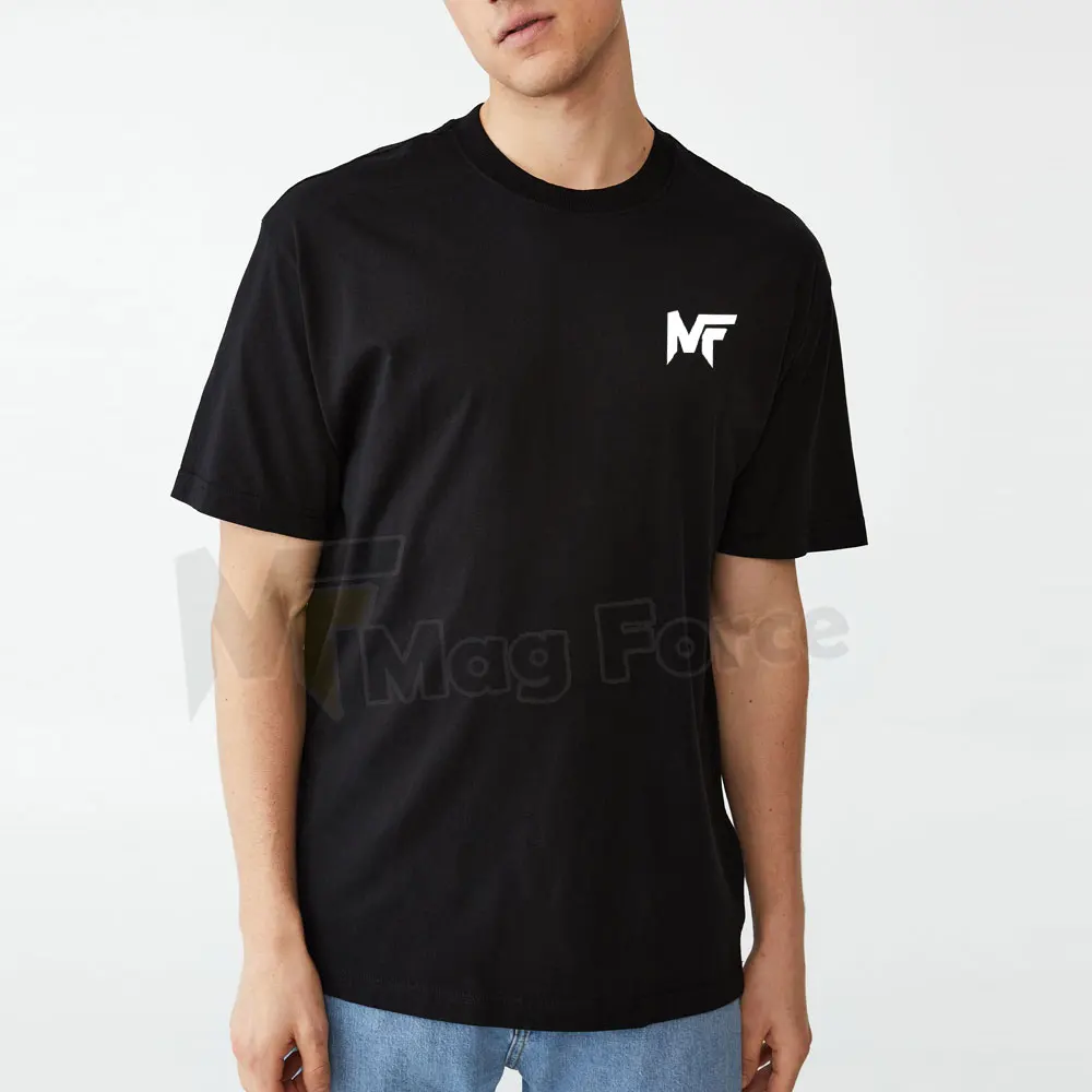 Slim Fit Shirts Sleeve T Shirt For Men O Neck Black Color Summer Wear Men T Shirts With Custom Design