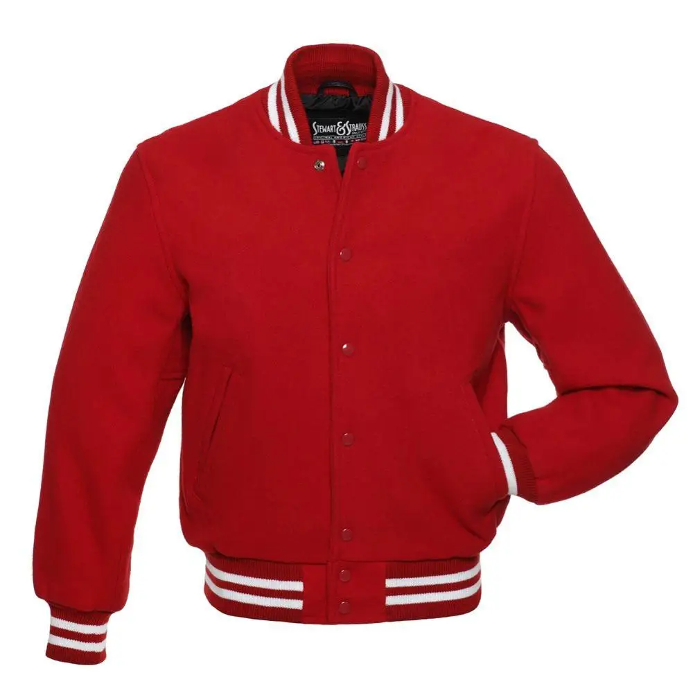 Best Black full Wool varsity Letterman jacket Men